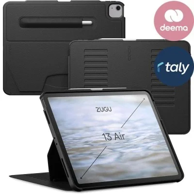 Zogo Protective Case for iPad Air 13-inch and iPad Pro 12.9-inch (3rd/4th Generation 2018–2020, 1st/2nd Generation) – Black